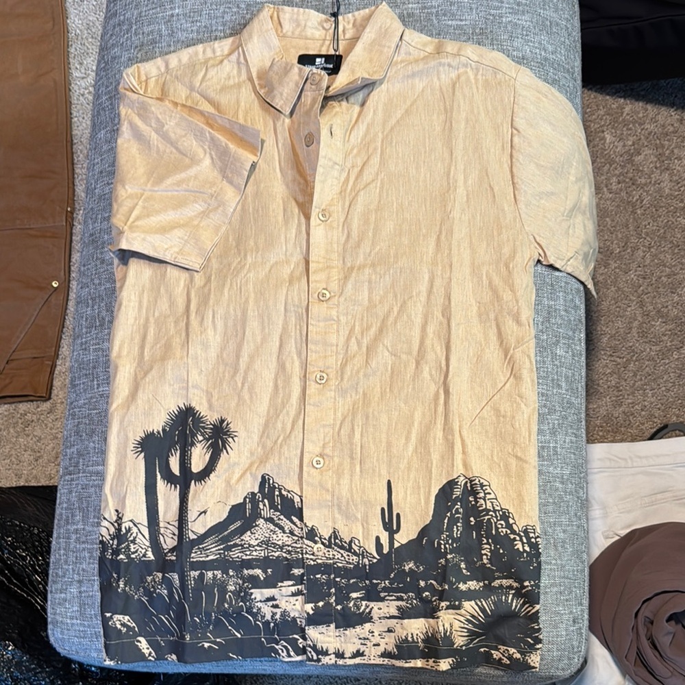 Desert Landscape Beige Shirt